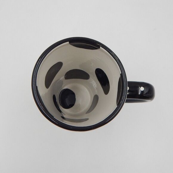 Silvestri Dolly Mama's By Joey Naughty Or Nice Latte Coffee Mug Cup Polka Dots - Picture 6 of 6